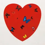 All You Need Is Love, Love, Love by Damien Hirst, 2008, Screenprint in colours, on wove paper, with full margins, sold Jun 2017
