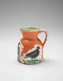 Pichet aux oiseaux (Pitcher with Birds) by Pablo Picasso, 1962, White earthenware pitcher painted in colours with brushed glaze, sold Jun 2017