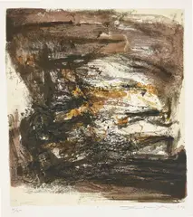Untitled by Zao Wou-ki, 1967, Lithograph in colours, on BFK Rives paper, with full margins, offered Jun 2017