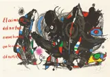 Poemas para Mirar (Poems to Watch) by Joan Miró, 1976, Lithograph in colours, on wove paper, with full margins, sold Jun 2017