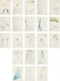 Tristan et Iseult by Salvador Dalí, 1970, The complete set of 21 drypoints in colours, on BFK Rives paper, with full margins, sold Jun 2017