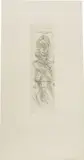 Annette de face (Annette Facing Front) by Alberto Giacometti, 1955, Etching, on Auvergne à la main paper, with wide margins, sold Jun 2017