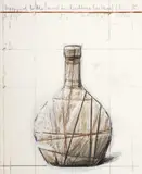 Christo & Jeanne-Claude, Wrapped Bottle, Project for Kirchberg Spätlese