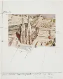 Mein Kölner Dom, Wrapped, Project for Köln, from Five Urban Projects by Christo & Jeanne-Claude, 1985, Photograph in colours, with collotype and screenprint, on Arches paper, the full sheet, sold Jun 2017