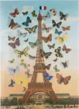 Peter Blake, Eiffel Tower, 2013, Lenticular acrylic panel, comprised of an inkjet print in colours, on photo paper, mounted to 3D lenses