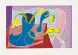 David Hockney, Four Flowers in Still Life