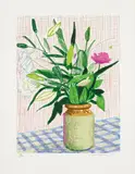 David Hockney, Untitled no. 516, from A Bigger Book: Art Edition D, 2010/2016, iPad drawing in colours, printed on archival paper, with full margins, contained in the original blue fabric-covered portfolio