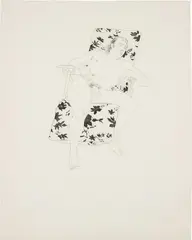 Mo Asleep by David Hockney, 1971, Etching and aquatint, on J. Green paper, with full margins, sold Jun 2017