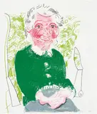 Portrait of Mother I, from The Moving Focus Series by David Hockney, 1985, Lithograph in colours, on TGL hand-made paper, the full sheet, sold Jun 2017