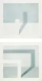 Schattenbild I und II (Shadow Picture I and II) by Gerhard Richter, 1968, Two collotypes in blue-grey, on white card, with full margins, sold Jun 2017