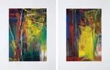 Gerhard Richter, Victoria I; and II, 1986, Two offset lithographs in colours, on smooth wove paper, with full margins,