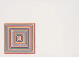 Line up, from Jasper's Dilemma by Frank Stella, 1973, Offset lithograph in colours, on J. Green Paper, with full margins, sold Jun 2017