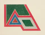Sanbornville, from Eccentric Polygons by Frank Stella, 1974, Lithograph and screenprint in colours, on Arches paper, with full margins, sold Jun 2017