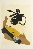 Untitled, from 10 years of Galeria Joan Prats by Robert Motherwell, 1986, Lithograph and paper collage in colours, on wove paper, with full margins, sold Jun 2017