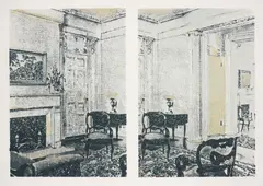 Richard Artschwager, Interior, 1972, Screenprint in colours, on wove paper, with full margins