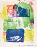 Robert Rauschenberg, Storyline I, from Reels (B+C), 1968, Lithograph in colours, on BFK Rives paper, the full sheet