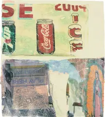 L.A. Uncovered #3 by Robert Rauschenberg, 1988, Screenprint in colours, on John Koller HMP tan paper, the full sheet, offered Jun 2017