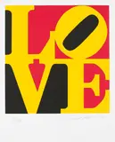 Robert Indiana, Book of Love: one plate, 1996, Screenprint in colours, on A.N.W. Crestwood Museum Edition paper, with full margins