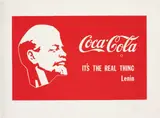 Alexander Kosolapov, Coca-Cola, 1983, Lithograph in red, on wove paper, with full margins