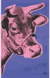 Cow by Andy Warhol, 1976, screenprint in colors on wallpaper, sold Jun 2017