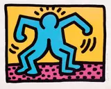 Keith Haring, Pop Shop II: one plate, 1988, Screenprint in colours, on wove paper, with full margins