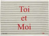 Louise Bourgeois, Toi et Moi, 2006, Screenprint in black and red, on woven fabric