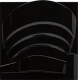 Richard Hamilton, Guggenheim (Black), 1970, Vacuum formed acrylic and cellulose