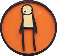 Plaque by Stik, 2011, Hand-cast colour tinted polyurethane resin plaque, sold Jun 2017
