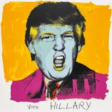 Deborah Kass, Vote Hillary, 2016, Screenprint in colours, on Stonehenge paper, with full margins