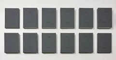 On Kawara, I MET, 1968-1979/2004, The complete set of 12 volumes totalling 4,790 pages, contained in the original black cardboard box with printed title and artist's name