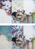 772772; and 772x777 by Takashi Murakami, 2015; and 2016, Two offset lithographs in colours, on smooth wove paper, with full margins, sold Jun 2017
