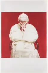 Pope Jean-Paul II, from Iĉones by Yan Pei-ming, 2005, Lithograph in colours, on BFK Rives paper, with full margins, sold Jun 2017