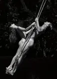 Bruce Weber, Ric and Natalie, Villa Tejas, Montecito, California, 1988, Gelatin silver print, printed 2017, flush-mounted