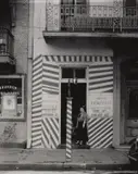 Walker Evans, Sidewalk and Shopfront, New Orleans, 1935, Gelatin silver print, probably printed 1960s