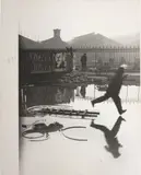 Henri Cartier-Bresson, Behind the Gare Saint-Lazare, Paris, 1932, Gelatin silver print, printed 1947