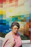 Untitled (Gingham Woman, Albers wall) by William Eggleston, 1965-1974, Dye transfer print from Los Alamo s, printed 2002, offered May 2017