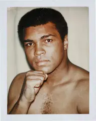 Andy Warhol, Muhammad Ali, 1977, Polaroid print