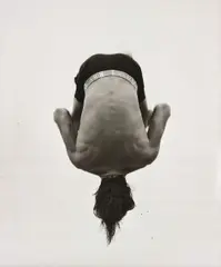 Herb Ritts, Backflip, Paradise Cove, California, 1987, Gelatin silver print, flush-mounted
