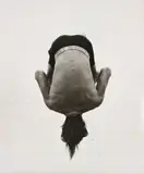Backflip, Paradise Cove, California by Herb Ritts, 1987, Gelatin silver print, flush-mounted, sold May 2017