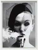 William Klein, Smoke + Veil, Paris (Vogue), 1958, Gelatin silver print, printed 2014, flush-mounted