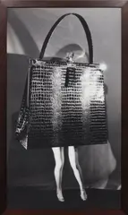 Laurie Simmons, Walking Purse, 1988, Gelatin silver print, face-mounted to Plexiglas