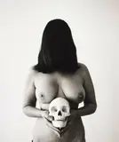 Marina Abramović, Self Portrait with Skull