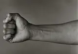 John Stewart, Muhammad Ali, "Fist & Arm", Chicago, 1977, Gelatin silver print, printed 2008, flush-mounted