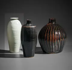 Vase by Bernard Leach, 1967, Porcelain, Ying Ching celadon glaze, sold Apr 2017