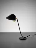 'Antony' table lamp by Serge Mouille, circa 1955, Painted aluminium, painted tubular steel, brass, sold Apr 2017