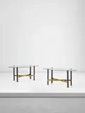 Mathieu Matégot, Pair of 'Canasta' tables