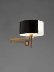 Adjustable wall light by Stilnovo, 1950s, Acrylic, painted aluminium, painted brass, brass, offered Apr 2017