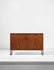 Sideboard, model no. BM 57 by Børge Mogensen, circa 1957, Rosewood, rosewood-veneered wood, sanded oak, oak, brass, offered Apr 2017