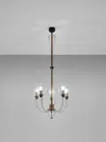 Carlo Scarpa, Rare five-armed chandelier, model no. 5329