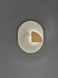 Pia Guidetti Crippa, Rare 'Quadro luminoso' wall light, circa 1967, Painted aluminium, tubular brass, brass